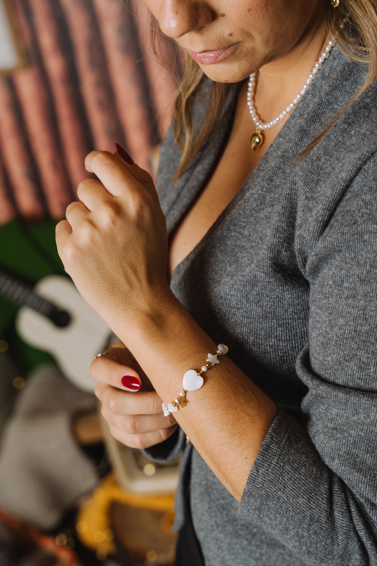 Pulseira Amor Dourado