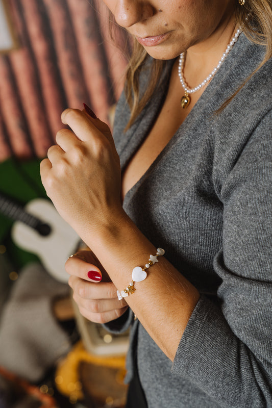 Pulseira Amor Dourado