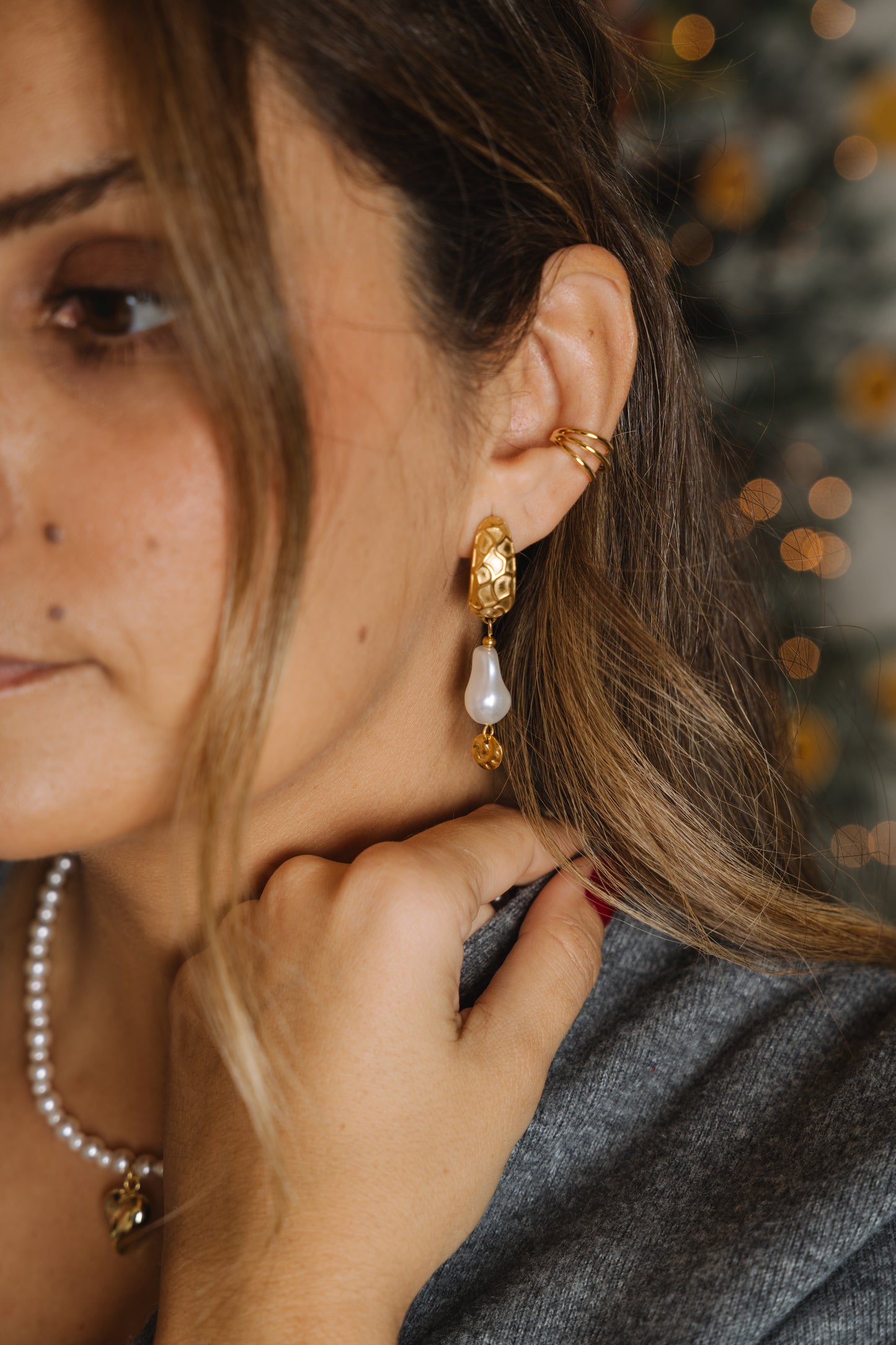 Brincos Gota de Neve