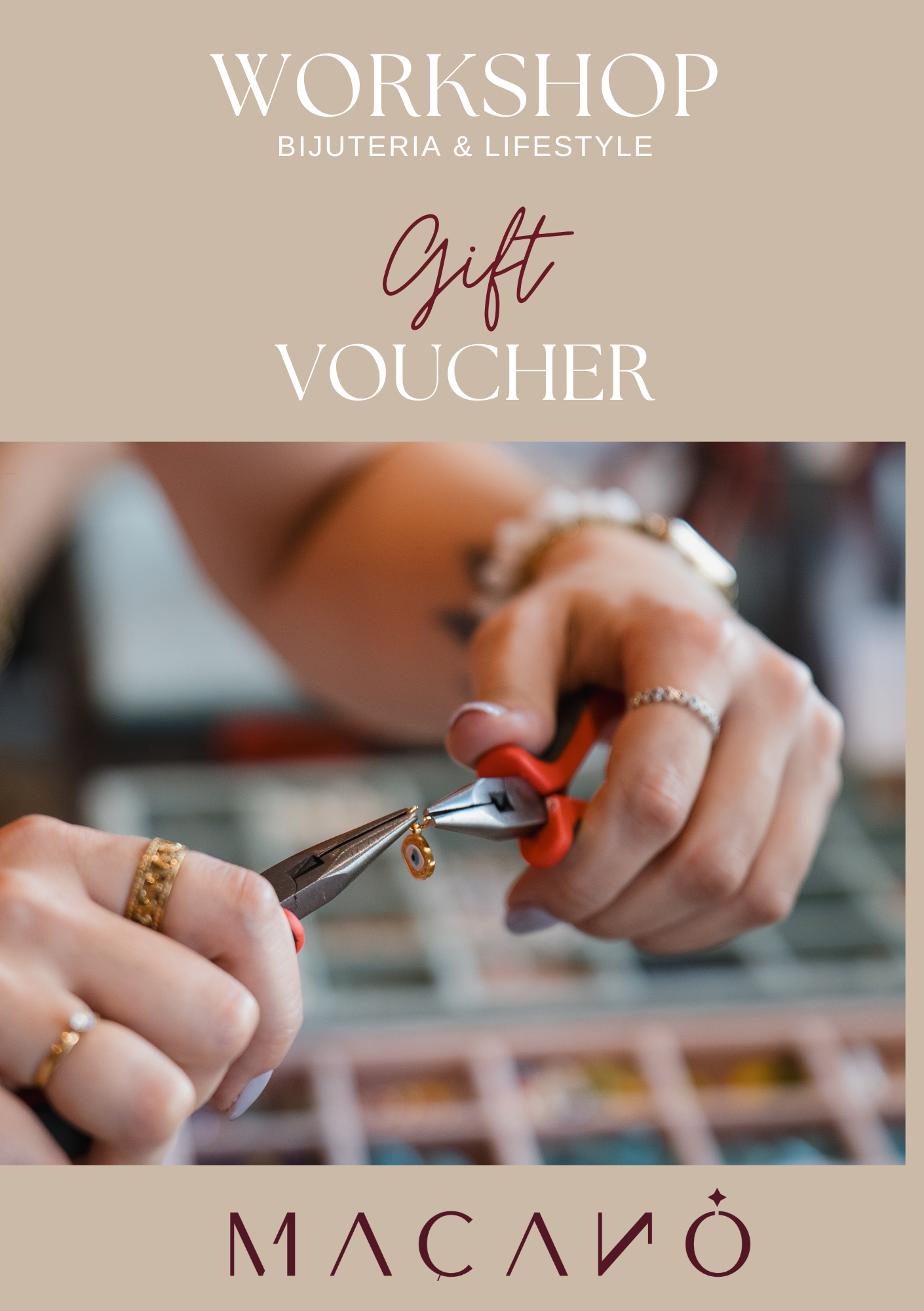 Voucher Workshop Bijuteria e Lifestyle